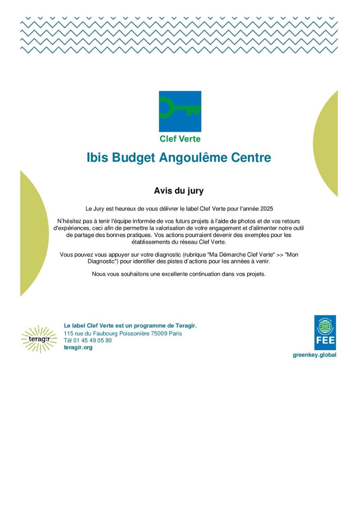 Ibis Budget Angouleme Centre Exterior photo